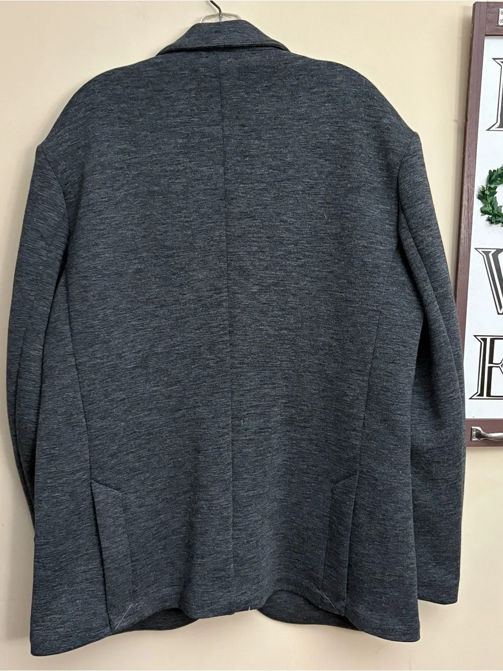 Jos A Bank Men’s Grey Knit Jacket Sport Coat Size XL